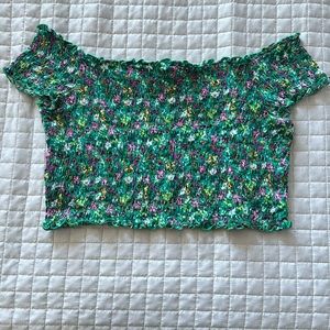 H&M off the shoulder crop top
